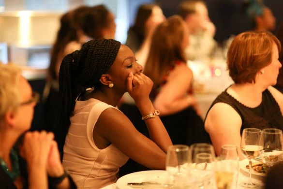 STUDENT AT DINNER